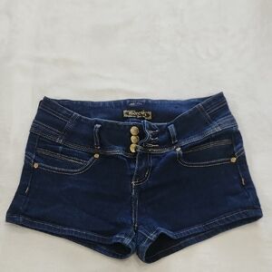Women's Blue Denim Shorts
